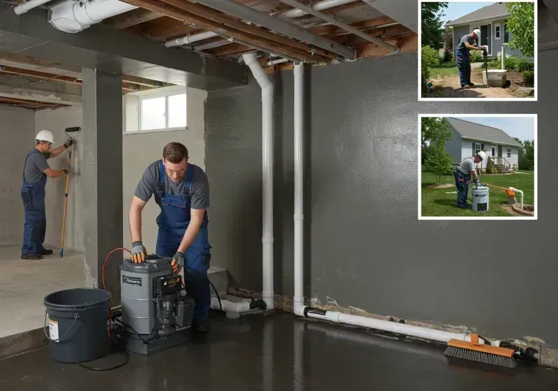 Basement Waterproofing and Flood Prevention process in Heidelberg, TX